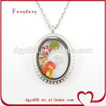 Stainless steel oval locket new design